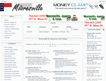 Tablet Screenshot of mooresvillebiz.com